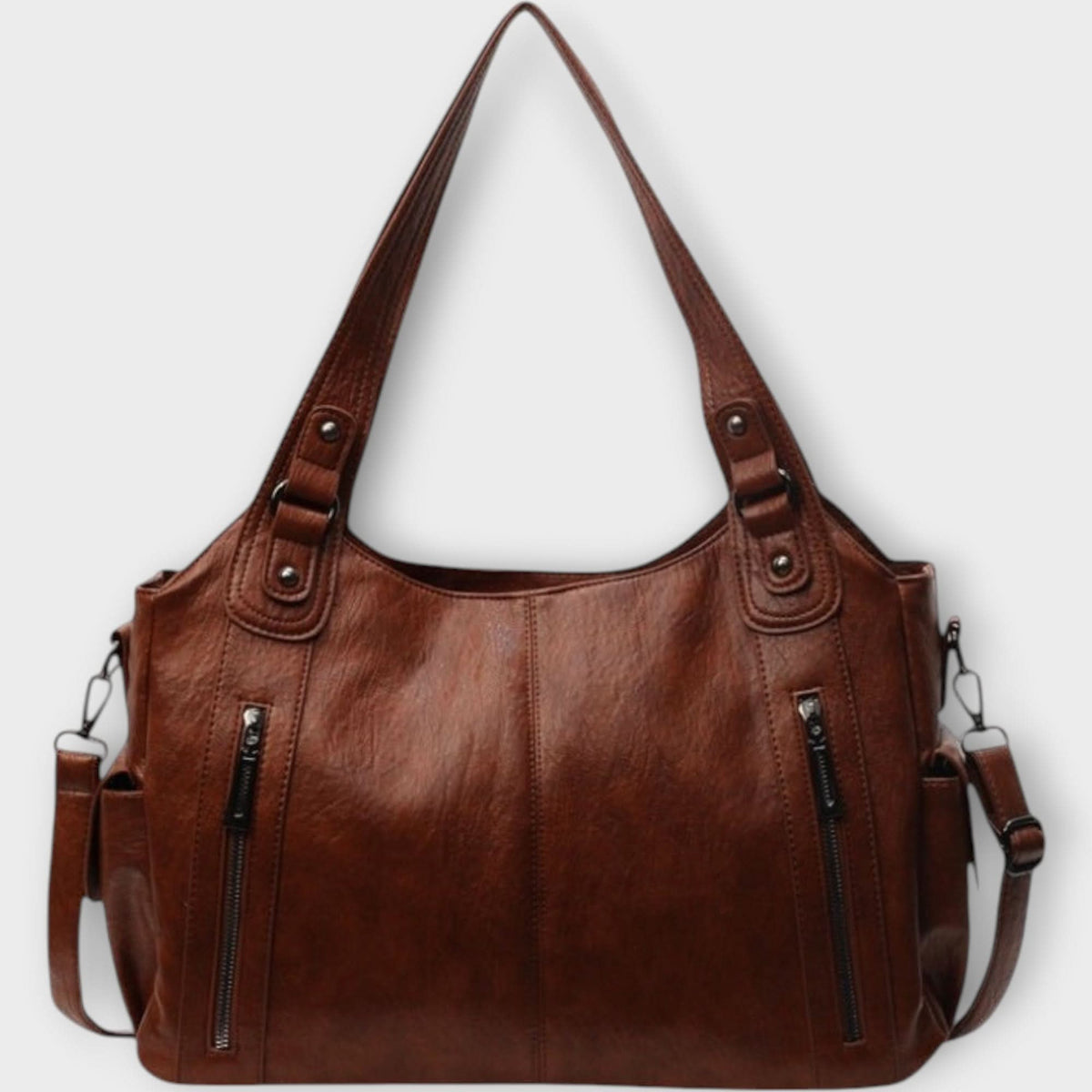 Versatile Shoulder Handbag with Spacious Compartments