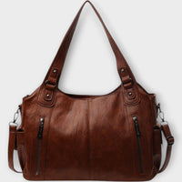 Versatile Shoulder Handbag with Spacious Compartments