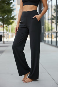 High-Waisted Wide-Leg Yoga Pants