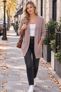 Soft Open-Front Cardigan