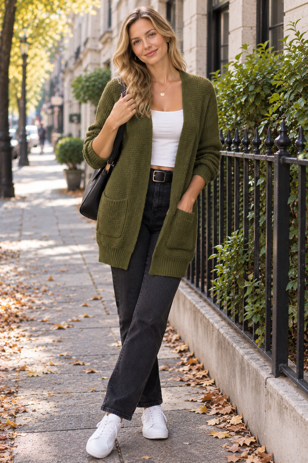 Soft Open-Front Cardigan