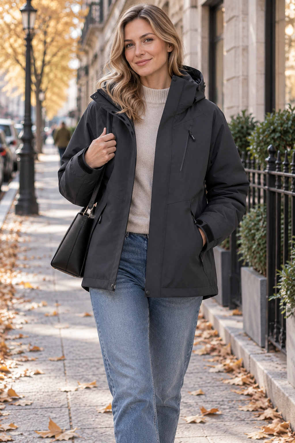 Easy Wear Hooded Winter Jacket