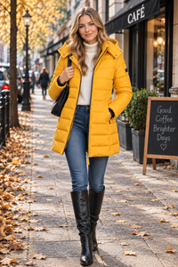 Relaxed Hooded Quilted Puffer Parka