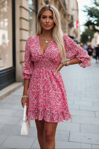 Eco-Friendly Mini Dress for Elegant Autumn Fashion in Vibrant Colors 0