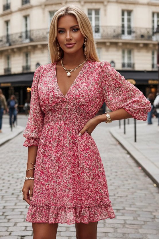 Eco-Friendly Mini Dress for Elegant Autumn Fashion in Vibrant Colors 3