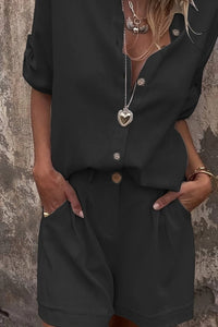 Effortless Linen Shirt and Tailored Shorts Set for Warm Days 5