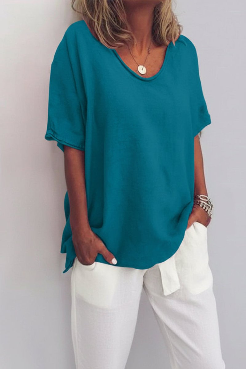 Effortless Relaxed Summer Blouse for Comfort and Style 9