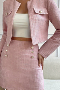 Elegant 2-Piece Vest and Skirt Set for Stylish Women's Outfit 0