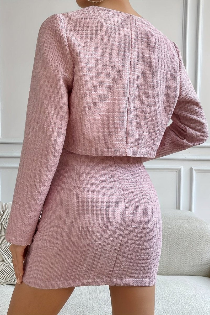 Elegant 2-Piece Vest and Skirt Set for Stylish Women's Outfit 3