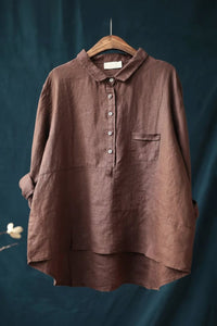 Elegant Casual Blouse in Breathable Cotton for Effortless Style 7