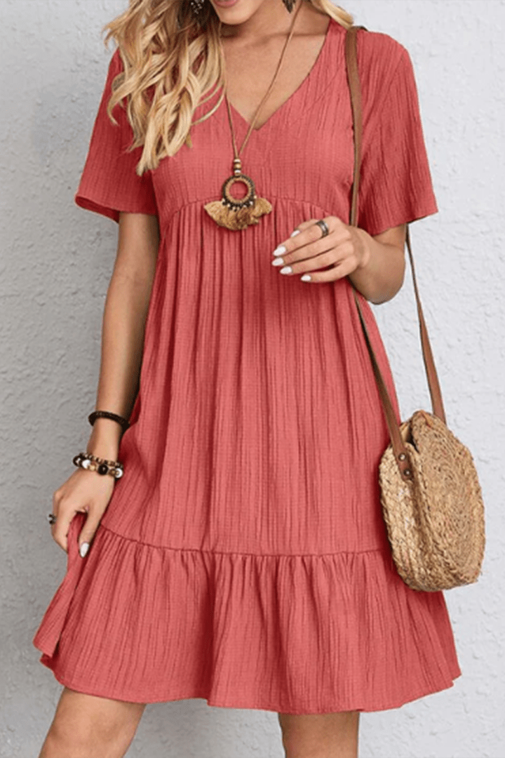 Elegant Casual Dress for Autumn Comfort in Eco-Friendly Fabric 4