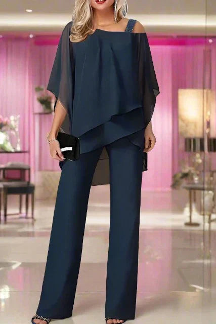 Elegant Chiffon Two Piece Set for Effortless Day-to-Night Style 3