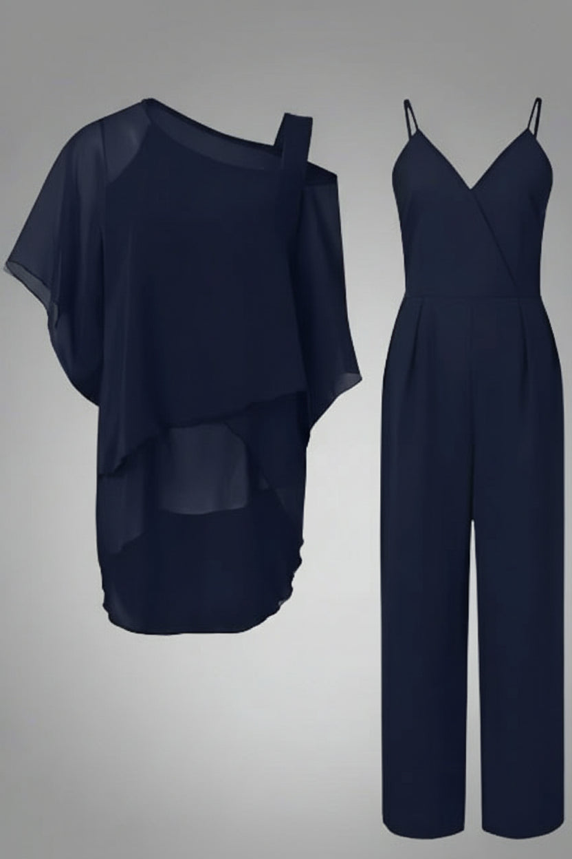 Elegant Chiffon Two Piece Set for Effortless Day-to-Night Style 4