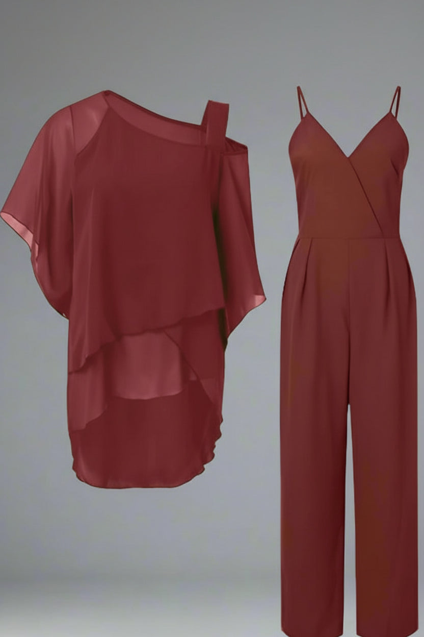 Elegant Chiffon Two Piece Set for Effortless Day-to-Night Style 6