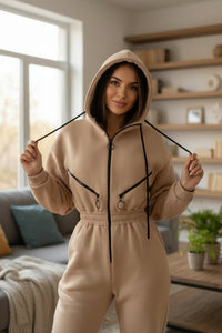 Elegant Cozy Jumpsuit with Sleek Silhouette for Effortless Style 2