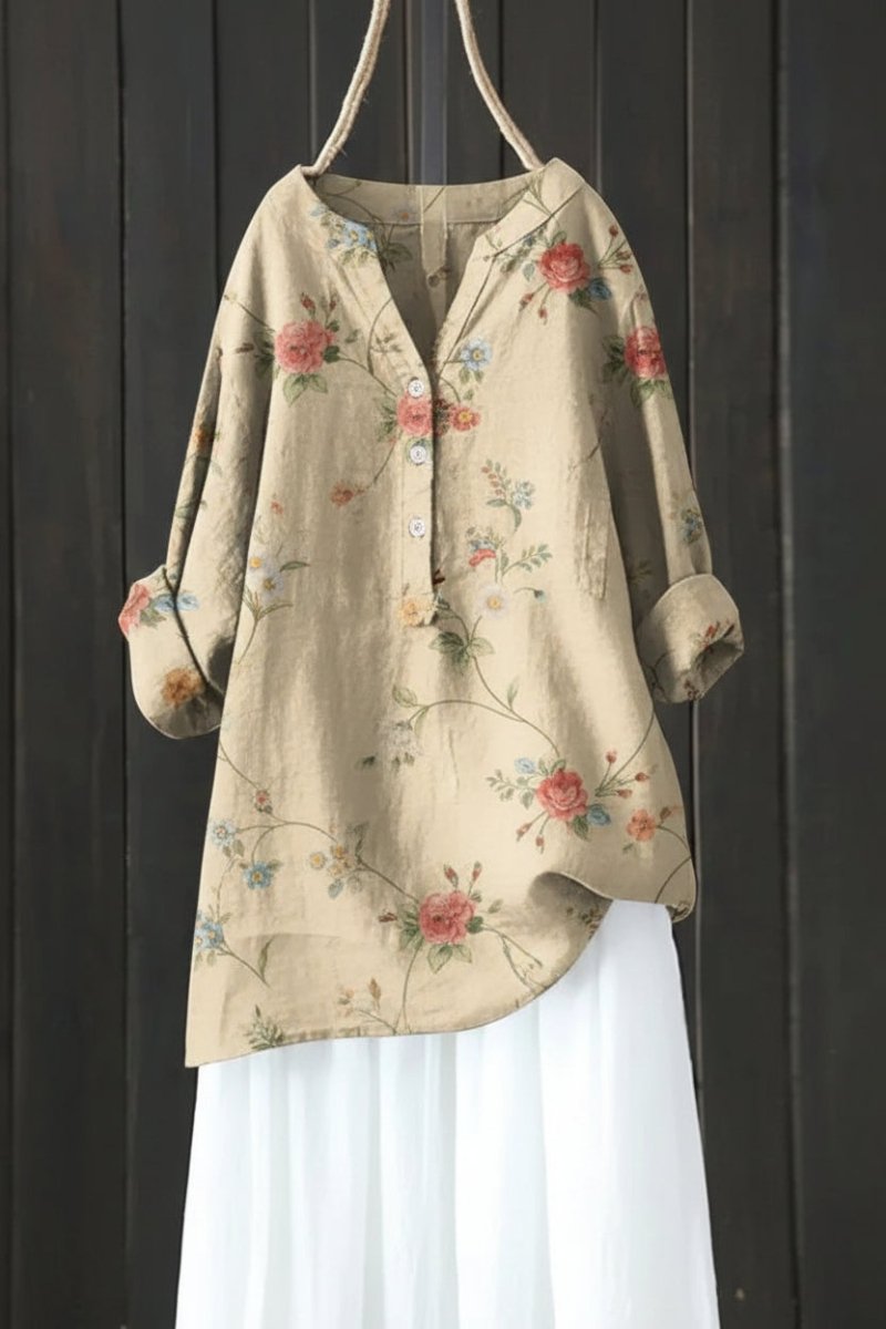 Elegant Floral Blouse for Effortless Style and Comfort 2