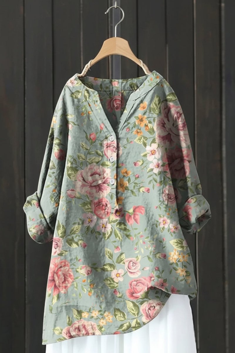 Elegant Floral Blouse for Effortless Style and Comfort 3