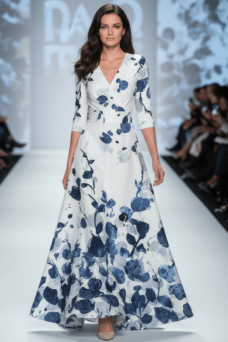 Elegant Floral Summer Dress for Timeless Style and Comfort 4