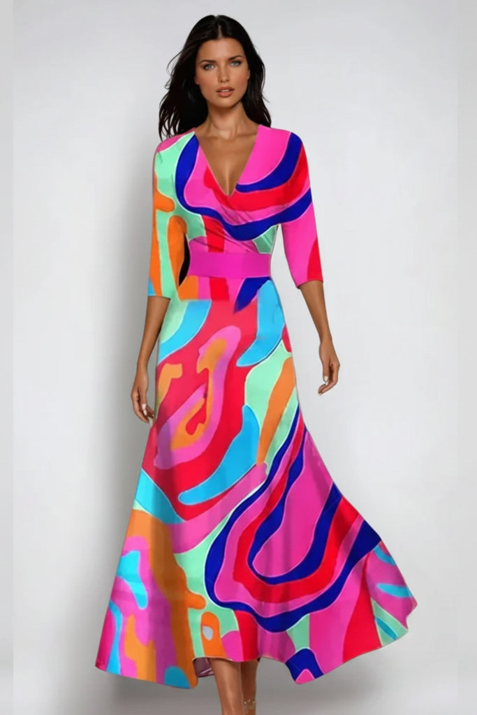 Elegant Floral Summer Dress for Timeless Style and Comfort 5