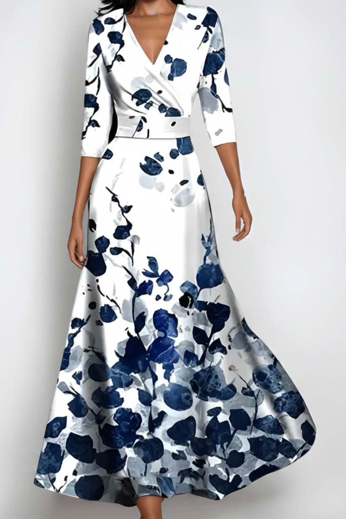 Elegant Floral Summer Dress for Timeless Style and Comfort 7