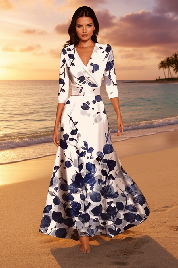 Elegant Floral Summer Dress for Timeless Style and Comfort 8