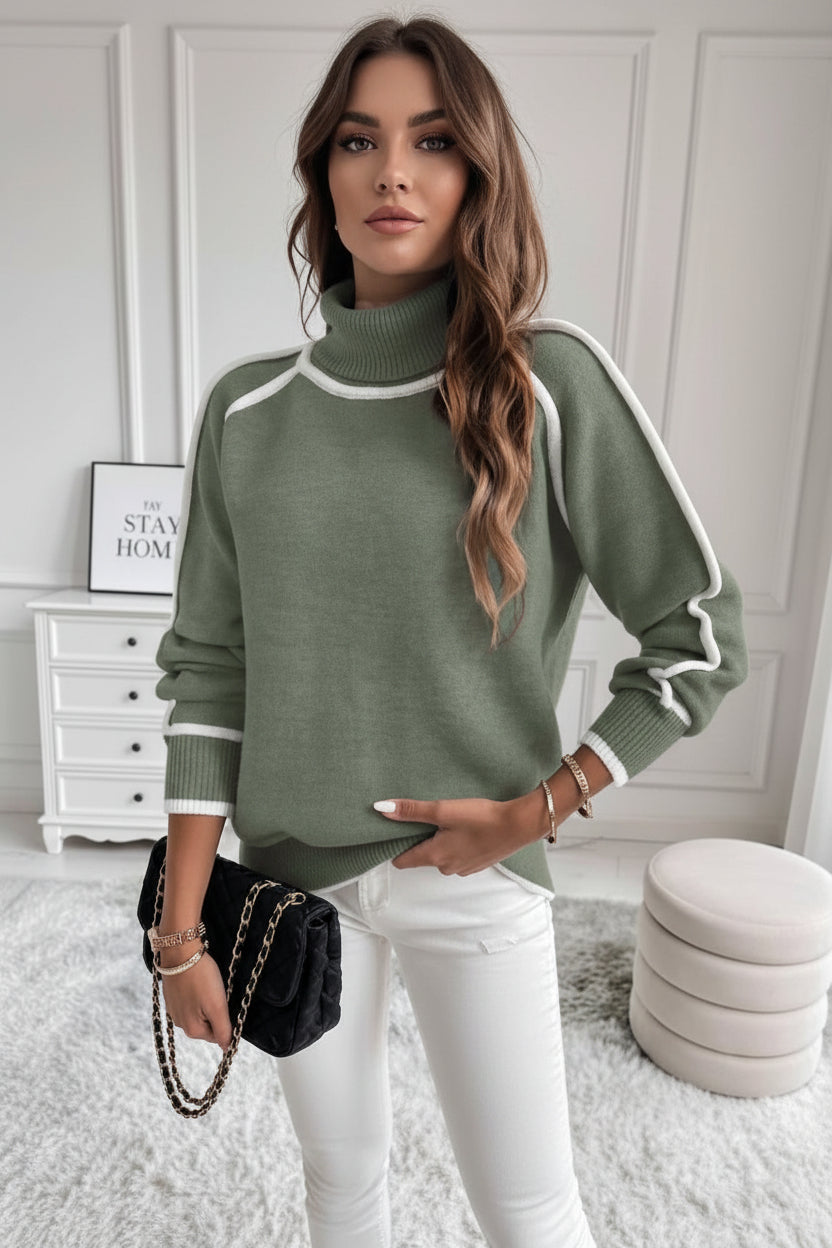 Elegant Lined Sweatshirt for Chic Comfort and Versatile Styling 1