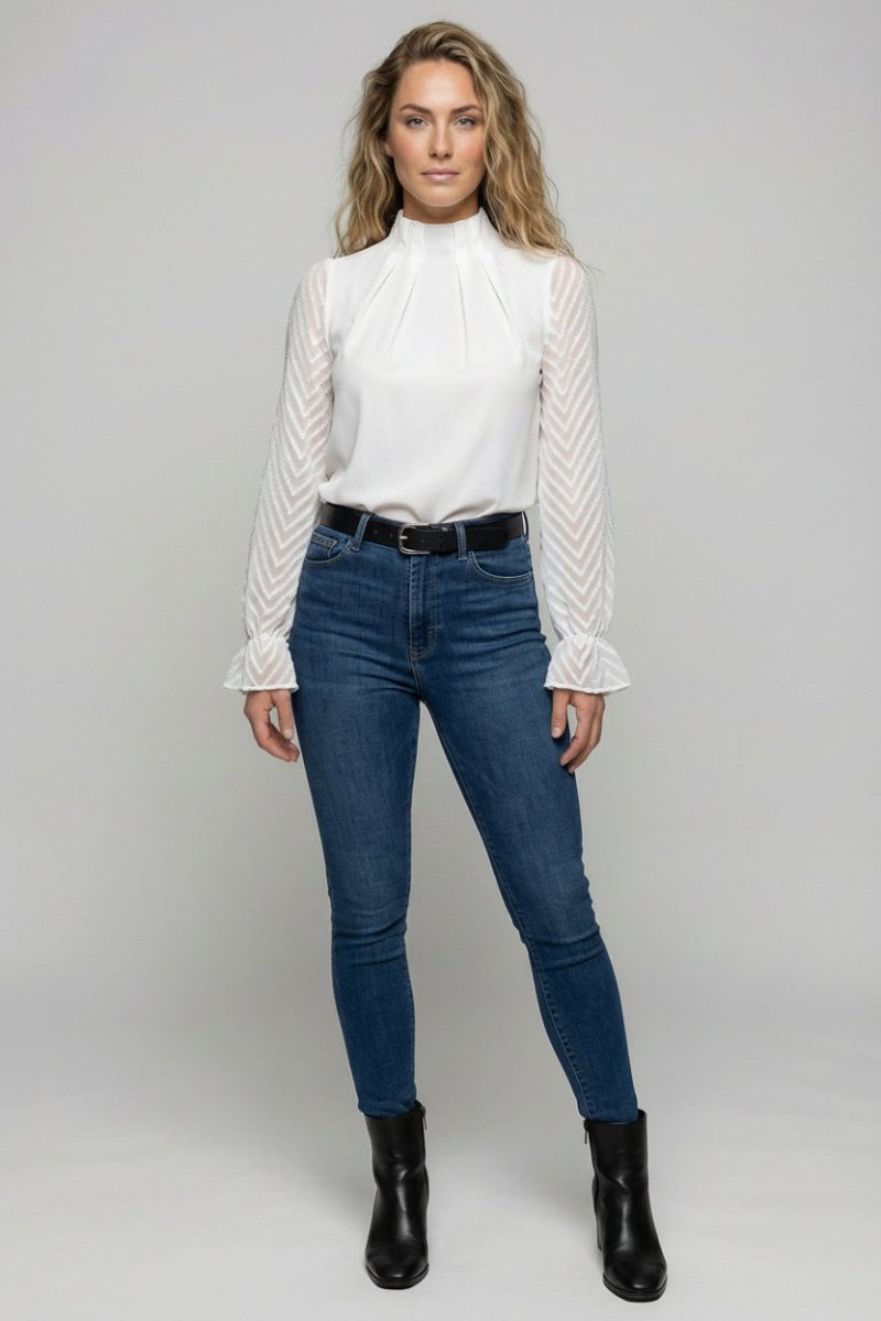 Elegant Long-Sleeved Top for Effortless Everyday Style 1