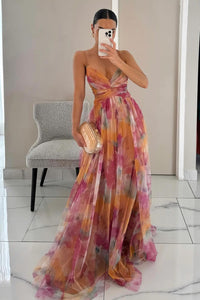 Elegant Long Strappy Maxi Dress - Lightweight, Flattering Fit for Summer 0