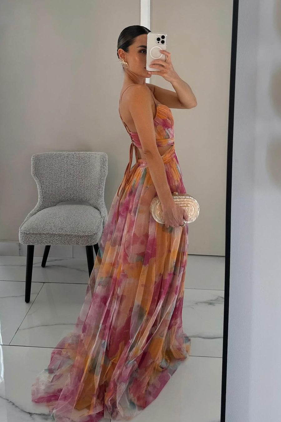 Elegant Long Strappy Maxi Dress - Lightweight, Flattering Fit for Summer 2