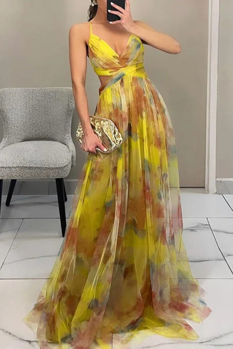 Elegant Long Strappy Maxi Dress - Lightweight, Flattering Fit for Summer 6