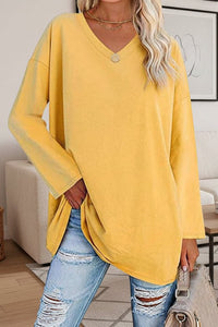 Elegant Loose-Fit Long Sleeve Top for Effortless Autumn Style 8