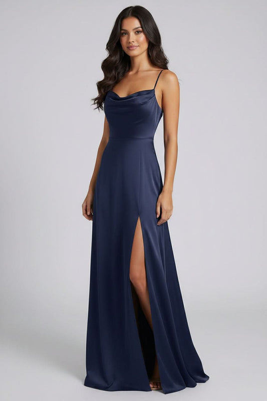 Elegant Maxi Dress with Side Slit - Lightweight Long Dress for Any Occasion 5