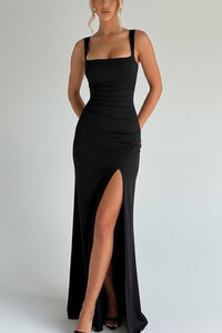 Elegant Open-Back Maxi Dress for Formal Occasions and Events 0