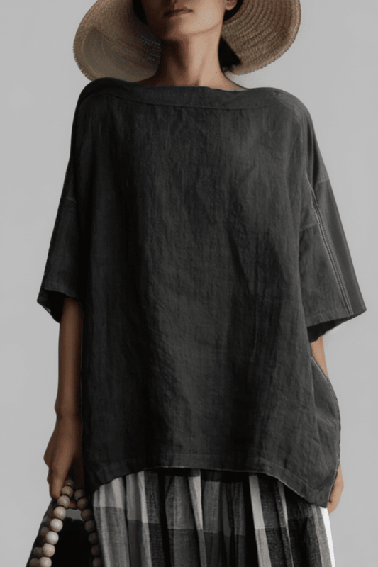 Elegant Oversized Woman Long Sleeve Tunic Sweater for Effortless Style 0
