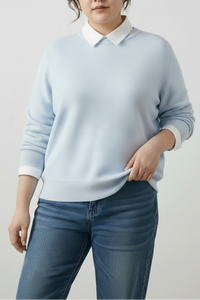 Elegant Plus Size Knit Sweater for Timeless Comfort and Style 1