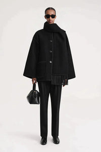 Elegant Scarf Jacket for Cozy Warmth and Timeless Style 8