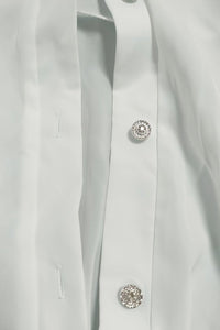 Elegant Short-Sleeve Shirt and Skirt Set for Effortless Spring Style 3