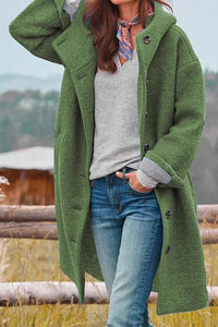 Elegant Spring Coat with Functional Hood for Versatile Styling 0