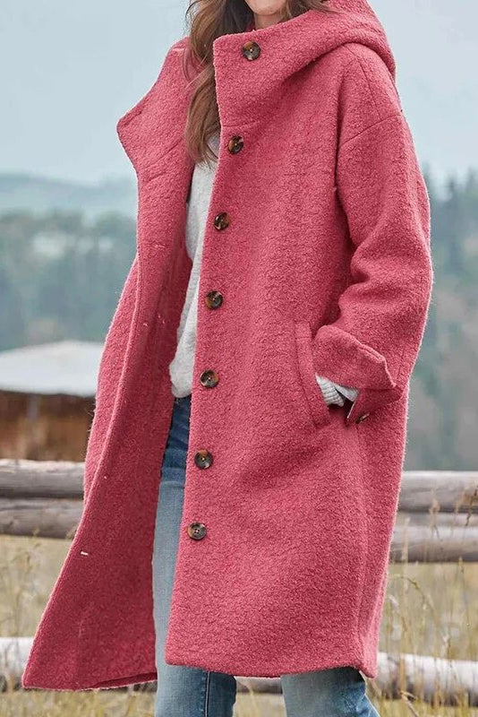 Elegant Spring Coat with Functional Hood for Versatile Styling 5