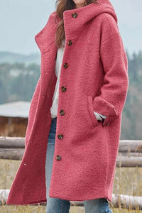 Elegant Spring Coat with Functional Hood for Versatile Styling 5
