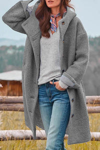 Elegant Spring Coat with Functional Hood for Versatile Styling 8