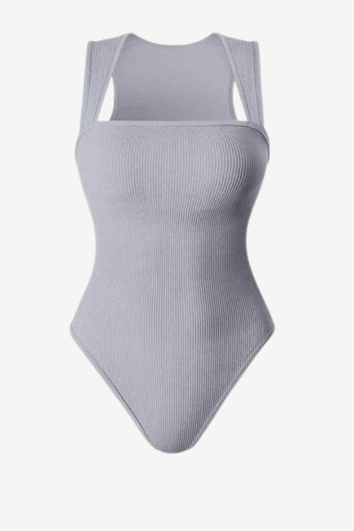 Elegant Square Neck Bodysuit for Versatile Everyday Styling 3