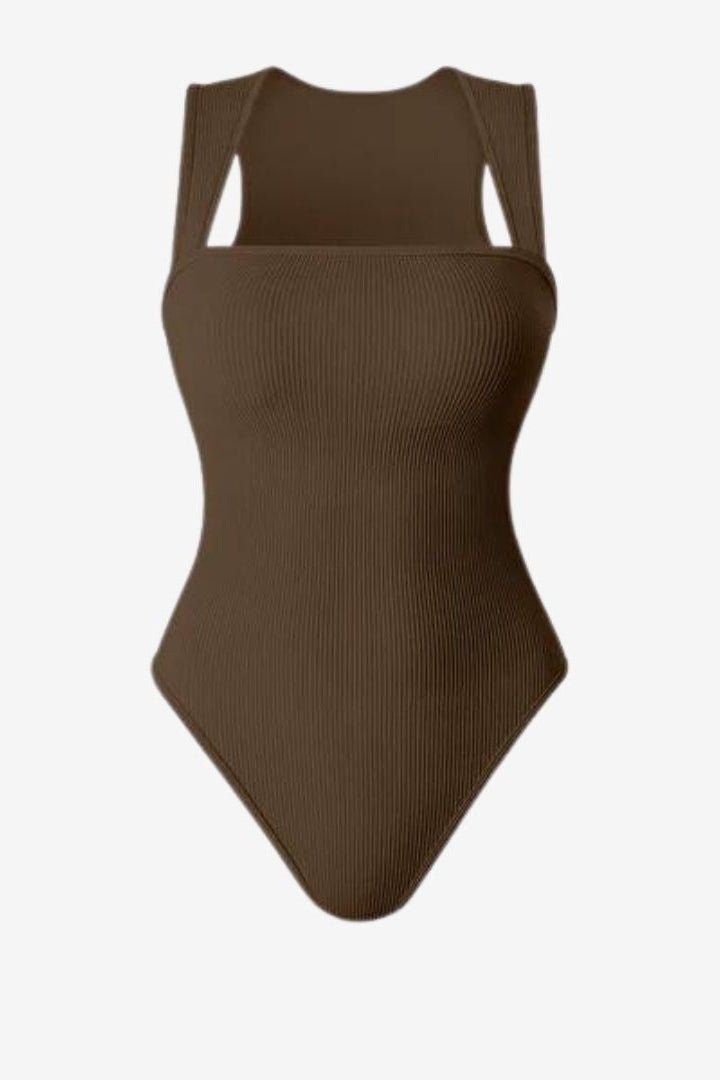 Elegant Square Neck Bodysuit for Versatile Everyday Styling 5