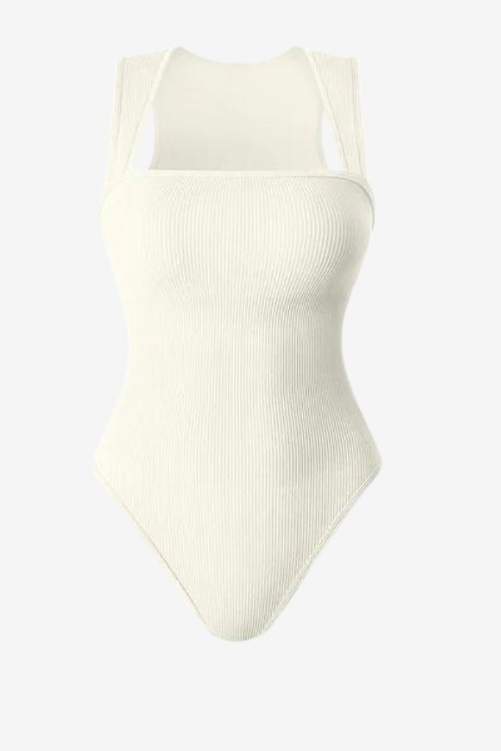 Elegant Square Neck Bodysuit for Versatile Everyday Styling 6