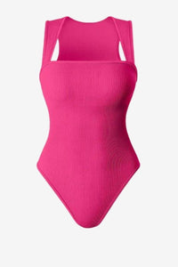 Elegant Square Neck Bodysuit for Versatile Everyday Styling 7