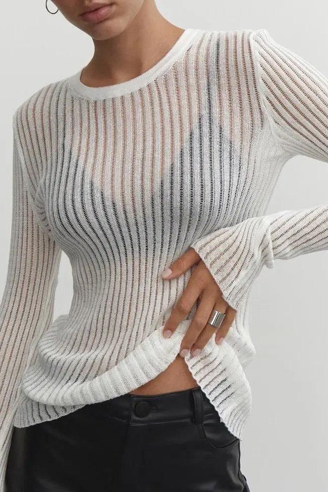 Elegant Striped Going Out Top for Effortless Sophistication and Style 2
