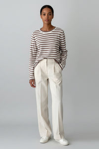 Elegant Striped T-Shirt in Silky Soft Fabric for Versatile Styling 7