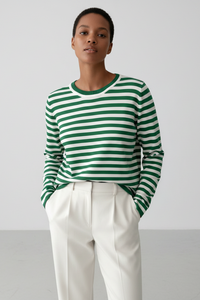 Elegant Striped T-Shirt in Silky Soft Fabric for Versatile Styling 8