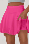 Elegant Summer Midi Skirt with Integrated Pockets and Breathable Fabric 0