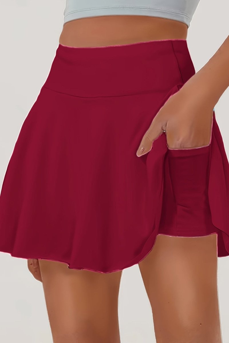 Elegant Summer Midi Skirt with Integrated Pockets and Breathable Fabric 1